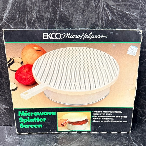 EKCO MICRO HELPERS Microwave Splatter Screen Vintage - Picture 3 of 13